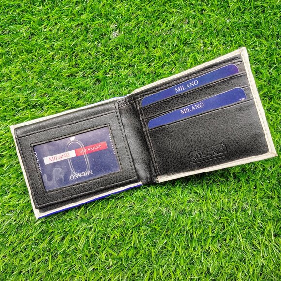 Men's Bifold Leather Wallet, Slim & Thin Credit Card Holder, Gift wallet for him - Picture 3 of 6